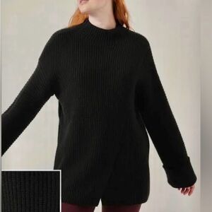 Athleta AZALEA SWEATER Black Sweater